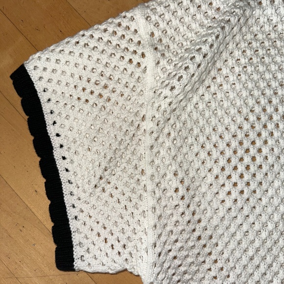 GAP off white /Milk open crochet cardigan, XL, PG1480 - Picture 5 of 7